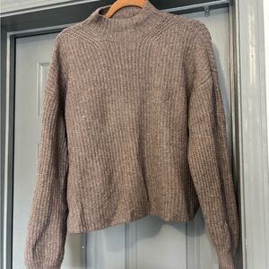 Old Navy Taupe Turtleneck Sweater
